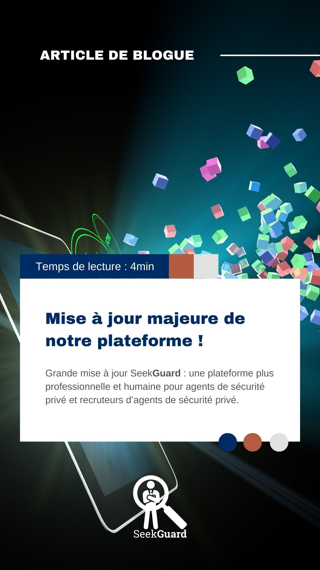 Grande mise à jour de la plateforme SeekGuard : Une plateforme plus professionnelle et humaine pour agents de sécurité privé et recruteurs d’agents de sécurité privé.
